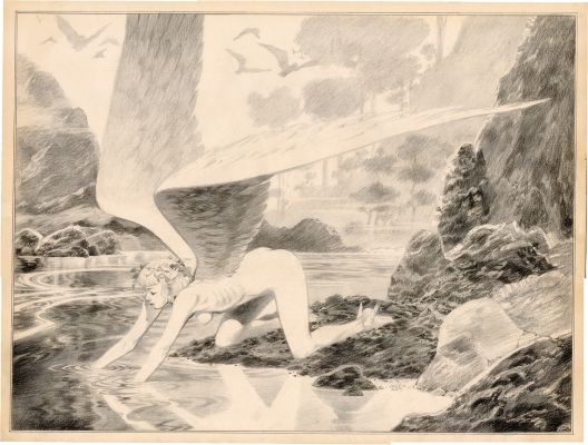 Vince | NYMPHES – Dessin original 108 | Galerie Barbier