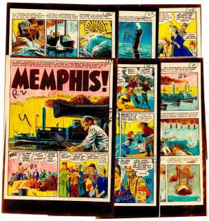 Crandall - MEMPHIS!, TWO-FISTED TALES #35, SP 6 Pg Story (Oct 1953) | Russ Cochran