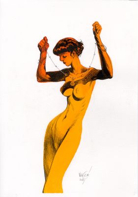 Vince | NYMPHES – Dessin original 101 | Galerie Barbier