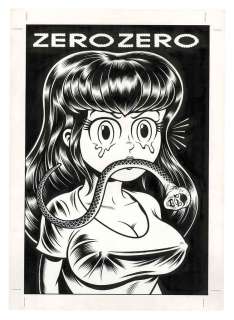 Charles Burns - Couverture originale publiée dans Zero Zero 8, de mars 1996