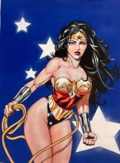 Alberto Ricardo | Wonder Woman - Artwork - Dimensiones: 60 x 80 cm - (2022) | Catawiki