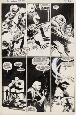 Klaus Janson | Daredevil #190: Prologue to Resurrection - Page 20, Marvel Comics Penciler: Klaus Janson - Inker: Klaus Janson, 1983 | Philippe Labaune Gallery