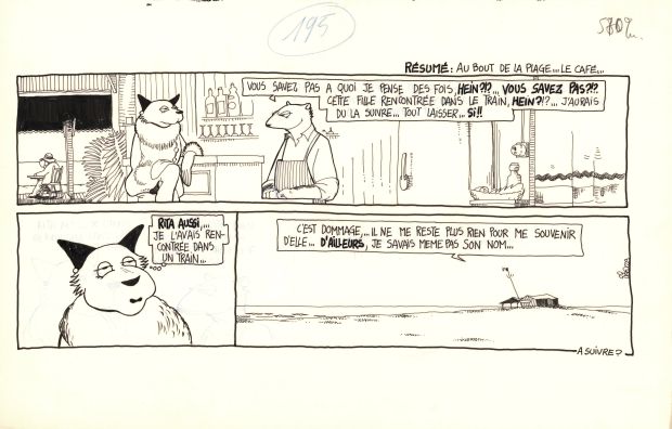 Régis Franc | 1989 - Le café de la plage | Huberty Breyne Gallery