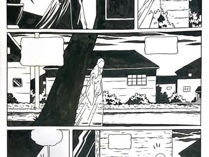 Borja González | The black holes / A gift for a ghost p.66 | The Comic Art Agency