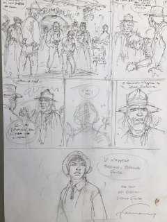 Hermann | Hermann - Planche originale crayonnée - Duke T7 - Ce monde n’est pas le mien - (2023) | Catawiki