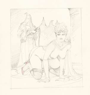Leone Frollo | Leone Frollo - illustrazione originale "La Punizione" - Page volante - Exemplaire unique | Catawiki