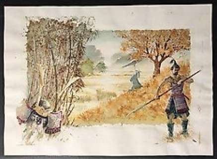 Sergio Tisselli | Kamikaze - Il Vento degli Dei: Hakata giugno 1281 - Sergio Tisselli - illustrazione originale - Page volante - Exemplaire unique - (2008) | Catawiki