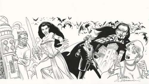 Giancarlo Alessandrini | Giancarlo Alessandrini Storie Altrove - cover originale "Il Principe che tornÃ² dalle Tenebre" - (2006) | Catawiki