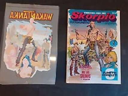 Juan Zanotto | Skorpio n. 1 - Cover originale di Juan Zanotto (acquerello su lucido ) - Page volante - (1977) | Catawiki