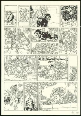 Jean-Christophe Thibert | Planche originale n°35 - Il faut sauver Hitler - Kaplan & Masson | Daniel Maghen