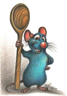 Joan Vizcarra | Remy [Ratatouille] - Original Drawing - Joan Vizcarra - Pencil Art - Original Artwork | Catawiki