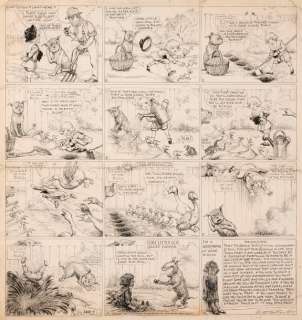 Richard Felton Outcault | Buster Brown Encre de Chine pour cette planche | Millon