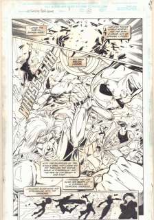 Fabio Laguna, Scott Koblish - avengers: timeslide p. 12 - hercules, captain america, vision, and wasp action splash - 1996