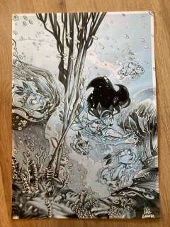 Keramidas, Nicolas | Keramidas, Nicolas - Dessin original - Couverture - Luuna T9 - Ã€ contre-courant - (2017) | Catawiki