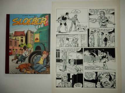 Broeckx, Jeff | Jeff Broeckx - Sloeber - Originele pagina - Sloeber 5 - De brief + luxe album + 3 prentjes - Cartonné - EO - (2007) | Catawiki