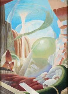 Falk Istvan - "Paesaggio futurista", anni ’40 | Urania Casa d’Aste