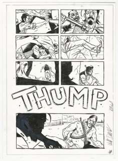 Werther Dell’edera | Werther Dell’Edera - tavola originale "Garrett" - (2007) | Catawiki