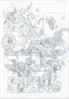 Domenech, Sergi - Wolverine, X-Men, Omega Red In Krakoa [Marvel] - Original Page N.4 - Signed by Sergi Domenech - Pencil Art - Original Artworlk