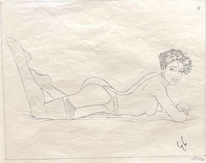Al Rio | Al Rio - Original drawing for Playboy - Formaat: 41 x 30 cm. - (1996) | Catawiki