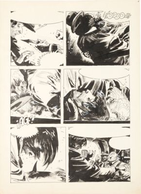 Enrique Breccia | El Punto Limite Capitulo II, "Palabra de Gitano", Planche 3 | Galerie 9ème Art