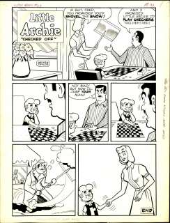 Taylor - LITTLE ARCHIE #29, Pg 33. CHECKED OFF, (1963) | Russ Cochran