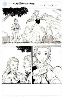DANCING MEN, SHERLOCK HOLMES #1, Pg 1 (Antarctic Press) | Russ Cochran
