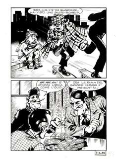 Paolo Piffarerio - | Paolo Piffarerio - 2x Tavole Originali - Alan Ford n. 116 "Ai bei tempi che furono" - (1979) | Catawiki