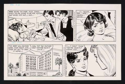 Original Art for the Heart of Julie Comic Strip (7/21/95 and 7/22/95) by Frank Bolle | mycomicshop.com