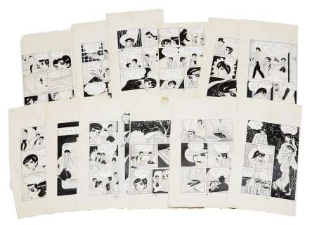 Hideaki Dalu Hand-Drawn Manuscript 15 Pages "Nurete Naiteiru" | Mandarake (Big Web)