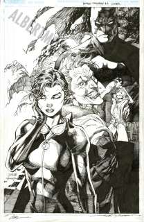 Jim Lee, Scott Williams - batman catwoman issue 2 page cover