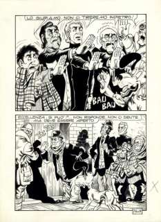 Paolo Piffarerio | Paolo Piffarerio - Tavola originale Alan Ford n. 76 | Catawiki