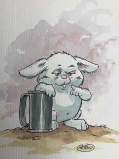 Masbou, Jean-Luc | Masbou, Jean-Luc - Dessin original couleur - De Cape et de Crocs - Eusèbe | Catawiki