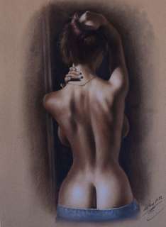 Denis Prenzel | DP - Original drawing - Pin up - Size: 29,7 x 42 cm. - (2022) | Catawiki