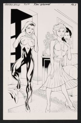 Ron Williams | Original Art from Notti & Nyce Halloween Special 2019 Page 2 Pencils and Inks by Ron Williams | mycomicshop.com