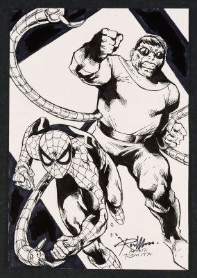 Ron Williams | Spider-Man and Doctor Octopus Sketch by Ron Williams | mycomicshop.com