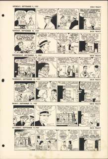 Gould - DICK TRACY, Daily Proofs (09/09~09/14/1957) | Russ Cochran