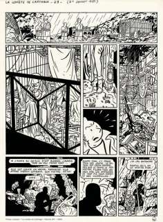 Chaland, Yves | Chaland, Yves - Estampe pigmentaire à tirage unique + certificat + NFT - Freddy Lombard T3 - La Comète de Carthage - (2022) | Catawiki