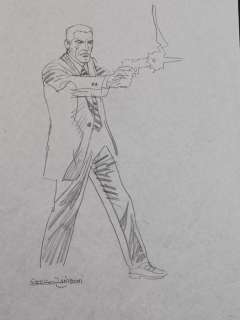 Sergio Zaniboni | Sergio Zaniboni - Ginko in Azione - Page volante - Exemplaire unique | Catawiki