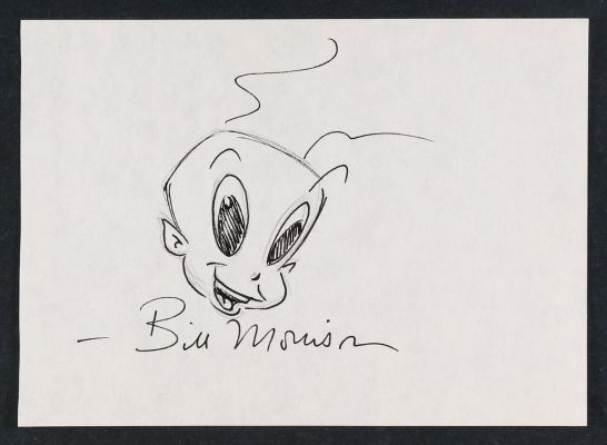 Bill Morrison | Roswell, Little Green Man Sketch by Bill Morrison | mycomicshop.com (Buy It Now)