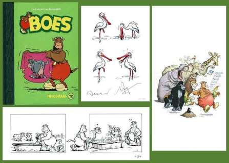 Wil Raymakers, Thijs Wilms | Boes - Luxe editie Boes Integraal deel 12 - Genummerd 08/80 - Met originele strook + ex-libris - Cartonné - EO (2021) | Catawiki