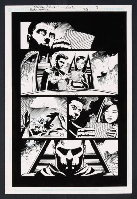 John Floyd | Original Art from Batman Gotham Knights #46 (2003) Page 3 Pencils by Roger Robinson, Inks | mycomicshop.com (Buy It Now)