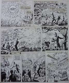 Kearon, Ted | Original page  - Robot Archie  - Robot Archie and the Golden City  - (1970) | Catawiki