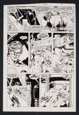 Mark Bright, Romeo Tanghal | Original Art from Action Comics #633 (1989) Page 6 Pencils by Mark Bright, Inks by Romeo Tanghal | mycomicshop.com
