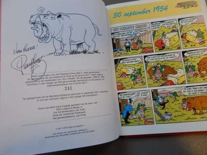 Willy Vandersteen - Paul Geerts | Het Plezante Cirkus 5 - Willy Vandersteen - met uitgewerkte opdrachttekening Paul Geerts - luxe hc met linnen rug - EO - (2010) | Catawiki