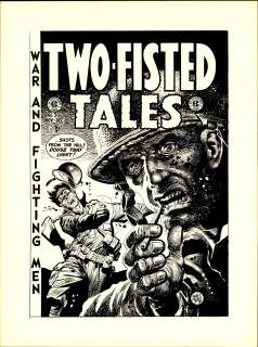 Davis - TWO-FISTED TALES #30, Portfolio Five Black & White Print (early 1970s) | Russ Cochran