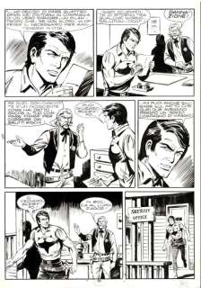 Franco Donatelli - | Franco Donatelli - 7x Tavola Originale - Zagor n. 139 "ll cavaliere misterioso" - (1977) | Catawiki