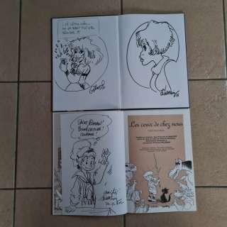 Walthéry, François / Gilson E.a. | Natacha e.a. - 2x dédicace de Walthéry + 1x dédicace de Gilson - Cartonné - EO - (2005/2016) | Catawiki