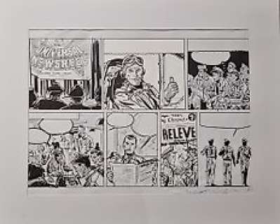 Marniquet, Frédéric | Marniquet, Frédéric - Demi-planche originale - Journal Spirou 4108 - Buck Danny - (2016) | Catawiki