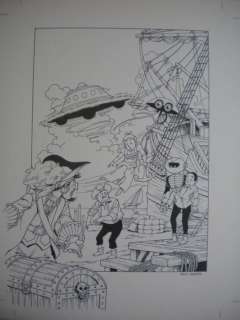 Geerts, Paul | Original cover  - Suske & Wiske â€œAngst op de â€˜Amsterdam’ / De gezanten van Marsâ€ | Catawiki