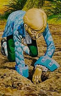 Don Lawrence | Don Lawrence - Originele grote schildering op board - Pinokkio - (1969) | Catawiki